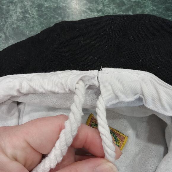 Scala Bucket Hat One Size White Sun Hat Beach Travel Drawstring Packable Cotton - Picture 7 of 11